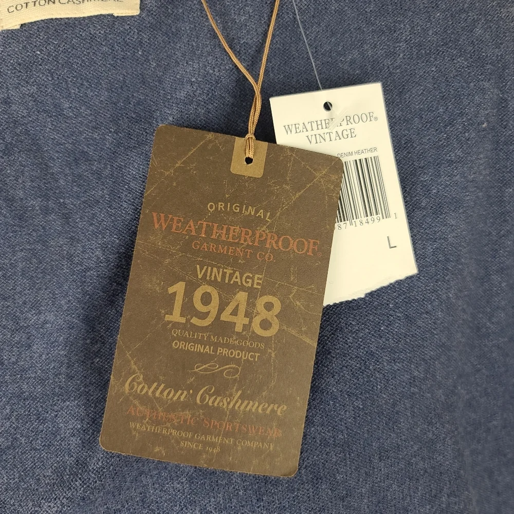 Weatherproof cashmere sweater men's size L - Picture 16 of 16